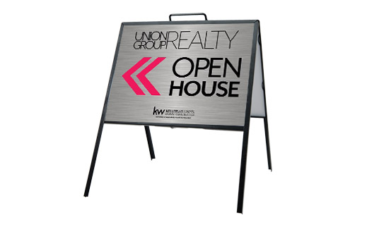 Open House signs